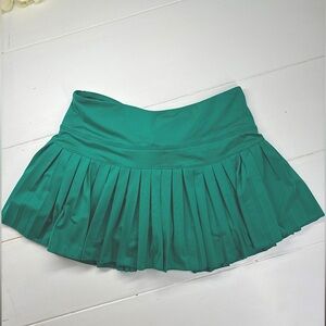 Gold Hinge Skirt Green Medium Pleated Tennis Mini Skort Athletic Pickleball